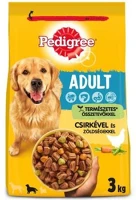 Pedigree COR_LAE013 Kutyaeledel, száraztáp, 3 kg, csirke és zöldség kép