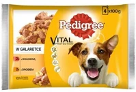 Pedigree COR_LAE016 Kutyaeledel, alutasakos, 4x100 g, marha és baromfi kép