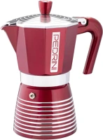 Pedrini 02CF116 Infinity passion kávéfőző, 6 személyes, piros, alumínium kivitel kép