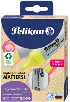 Pelikan 00823326 Pelikan 490 eco 4 db-os neon színű szövegkiemelő