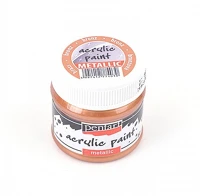 Pentart 2218 Kreatív akrilfesték  metál 50 ml bronz kép