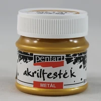 Pentart 2220 Kreatív akrilfesték  metál 50 ml arany kép