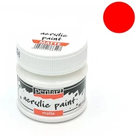 Pentart 5051 Kreatív akrilfesték  matt 50 ml piros 5051 kép
