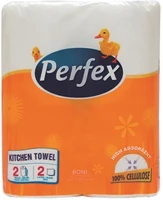 Perfex 12.01131 Kéztörlő tekercses háztartási  boni 2 rétegű 2 tekercses kép