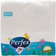 Perfex 12.01139 Szalvéta  1 rétegű 100 darabos 33 x 33 cm kép