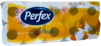 Perfex DA503XSZTD00698 Barack illatú wc papír - 3 rétegű, 10 tekercs kép