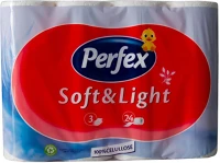 Perfex HT09544 Toalettpapír 3 rétegű kistekercses 100% cellulóz 24 tekercs/csomag boni  hófehér kép