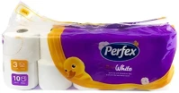 Perfex HT10576 Toalettpapír  pure white 3 rétegű 10 tekercses kép
