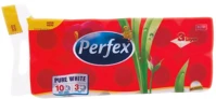 Perfex SKU08102 Toalettpapír 3 rétegű 100% cellulóz 84 lap/tekercs 8+2 tekercs/csomag boni kép