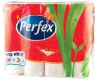 Perfex SKU14499 Toalettpapír 3 rétegű 100% cellulóz 24 tekercs/csomag boni  hófehér kép