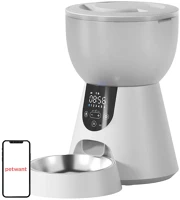 Petwant F17-LED 4l automatikus takarmányadagoló kép