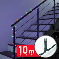 Phenom 200 LED - 220-240V - 6W - ZÖLD Fényfüzér - 10 m - színes - 200 led - 220-240v - 6w - zöld kábel kép