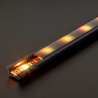 Phenom 41011A1-BK LED aluminium profil sín - 1000 x 23(17) x 8 mm - süllyeszthető U profil kép