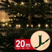 Phenom 59768W fényfüzér - 20 m - melegfehér - 400 led - 100-240v - 6w - zöld kábel kép