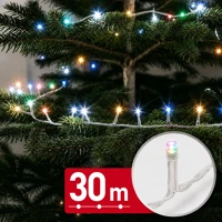 Phenom 59769T fényfüzér - 30 m - színes - 600 led - 220-240v - 6w - átlátszó kábel kép