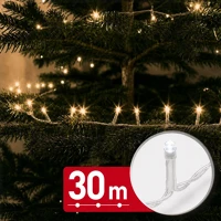 Phenom 59769WT fényfüzér - 30 m - melegfehér - 600 led - 220-240v - 6w - átlátszó kép