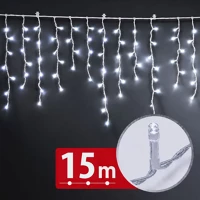 Phenom 59770C fényfüzér függöny - 15 m - hidegfehér - 600 led - 100-240v - 6w kép