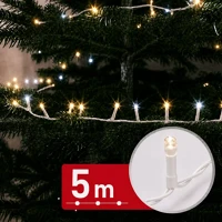 Phenom ÉS 50 fényfüzér - 5 m - 200 melegfehér és 50 hidegfehér led - 100-240v - 6w kép