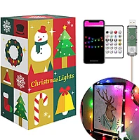 Phenom FÉNYFÜZÉR Okos fényfüzér, csillag, rgb led, 2 m (58381b) kép