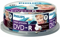 Philips DVD-R DM4I6B25F/00 Dvd-r dm4i6b25f/00 nyomtatható 25 db-os henger kép