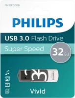 Philips 8719274667735 Pendrive usb 3.0 32gb vivid edition fehér-szürke kép