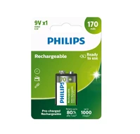 Philips 9VB1A17 170MAH, 9V Akkumulátor kép
