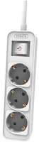 Philips CHP2134W/58 Elosztósor, 3 csatlakozóaljzat, 1,5 m kábel, fehér kép