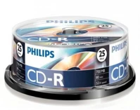 Philips CD-R 80 52X Cd-r80iw cd lemez cake box kép