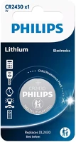 Philips 3.0v1-bliszter Philips cr2430/00b gombelem lítium 3.0v1-bliszter (24.5 x 3.0)