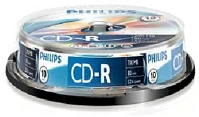 Philips CR7D5NB10/00 Philips CD-R lemez Hengerdoboz 10 db kép