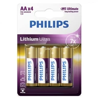 Philips fr6lb4a/10 Philips fr6lb4a/10 elem lítium ultra aa 4-bliszter