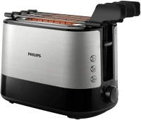 Philips HD2639/90 Kenyérpirító ezüst-fekete kép