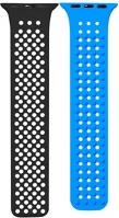 Phoner 72686 Spike apple watch szilikon szíj, 38/40/41mm, fekete/kék kép