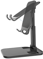 Phoner PH-ZJ109 Asztali telefon tartó állvány, fekete, csomagolás nélkül kép