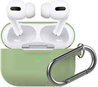 Phoner PN-CP-P1-3-AG Simple apple airpods pro szilikon tok akasztóval, avokádó kép