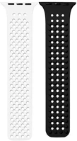 Phoner SS72545 Spike apple watch szilikon szíj, 38/40/41mm, fehér/fekete kép