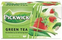 Pickwick 30.00368 Zöld tea  eper-citromfű 20 filter/doboz kép