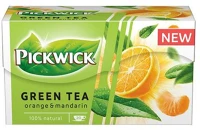 Pickwick 4060332 Zöld tea, 20x1,5 g, narancs-mandarin kép