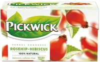 Pickwick TEA, 20X2,5 G Herba tea, 20x2,5 g, csipkebogyó hibiszkusszal kép
