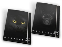 Pigna 02308593L Gumis mappa  monocromo black a/4 kép