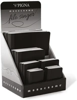 Pigna 023156800 monocromo varrott ppl többféle méret vonalas és kockás füzetekkel kép