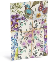 Pigna 02315711R Füzet  nature flower varrott 2 féle méret egy szettben vonalas kép