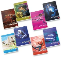 Pigna 02320655M Füzet  sport action a/4 tűzött 50 lapos kockás kép