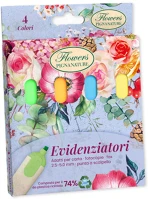 Pigna 023243000 Szövegkiemelő  nature flower 4 db/bliszter kép