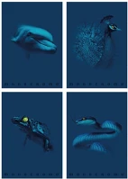 Pigna 02326191R Füzet  monocromo blue a/4 tűzött 38 lapos vonalas kép