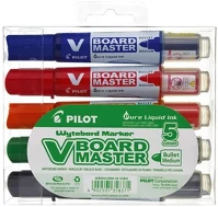 Pilot 07.01512 Táblamarker  v-board master medium begreen kerek 5 db-s készlet kép
