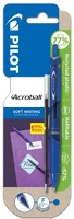Pilot BAB-15F-L- 0.7+BRFV-10F-BT Golyóstoll  acroball begreen fine nyomógombos kék + ajándék tollbetét kép