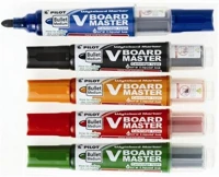 Pilot COR_PBMTKE táblamarker készlet, 2,3 mm, kúpos, tartóval és szivaccsal, pilot 