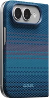 Pitaka 2.0, KÉK Edge apple iphone duo hátlap tok, magsafe, moonrise 2.0, kék kép
