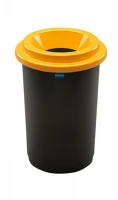 Plafor ALDPL650-01 Eco kerek, henger szemetes 50l fekete/sárga kép